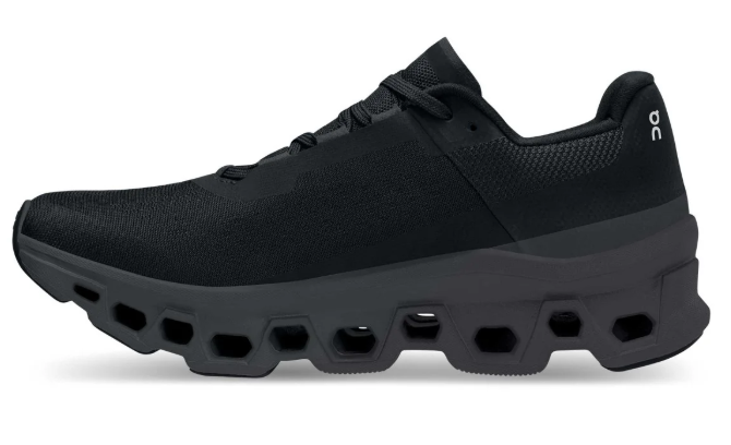 On Cloudmonster Women's Road Running Shoes – Black/Magnet