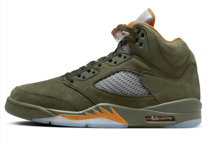 Air Jordan 5 Retro OG 'Olive' 2024 – DD0587-308 Army Olive/Solar Orange