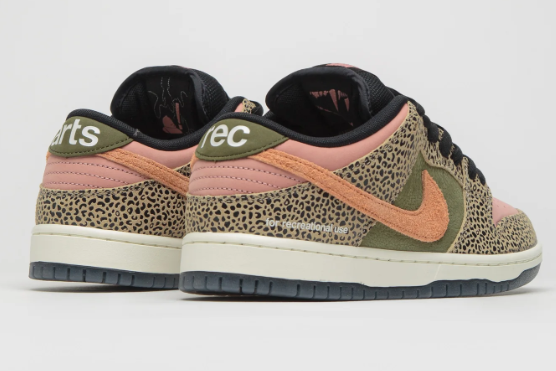 Nike SB x Arts-Rec Dunk Low Pro 'Khaki/Amber Brown/Rough Green/Rust Pink'