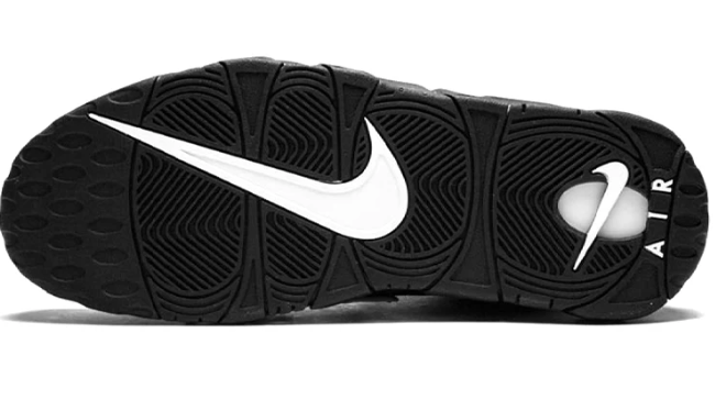 Nike Air More Uptempo "Black White" Men's Shoes 414962-004