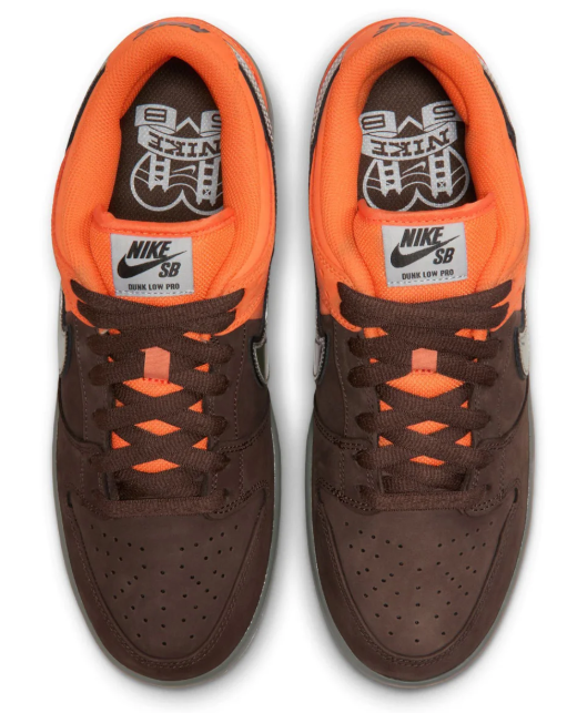 Nike SB Muni Fast Pass Dunk Low Pro 'Safety Orange/Wolf Grey/Baroque Brown'