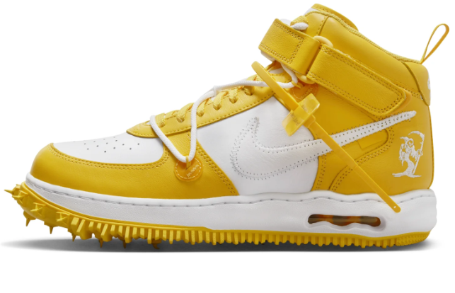 Nike x Off-White Air Force 1 Mid SP "Varsity Maize" DR0500-101