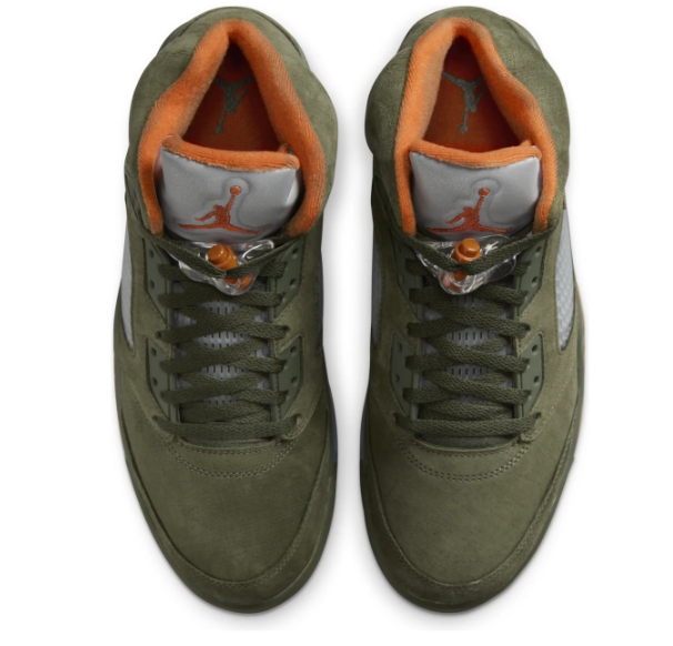 Air Jordan 5 Retro OG 'Olive' 2024 – DD0587-308 Army Olive/Solar Orange