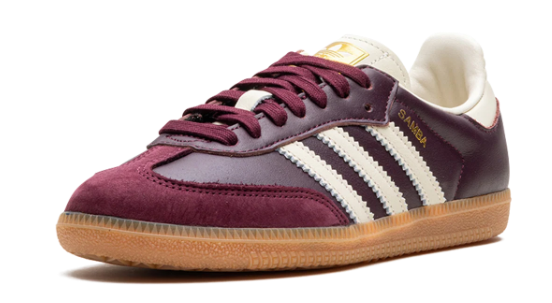 Adidas Samba OG Women's Shoes – Maroon / Cream White