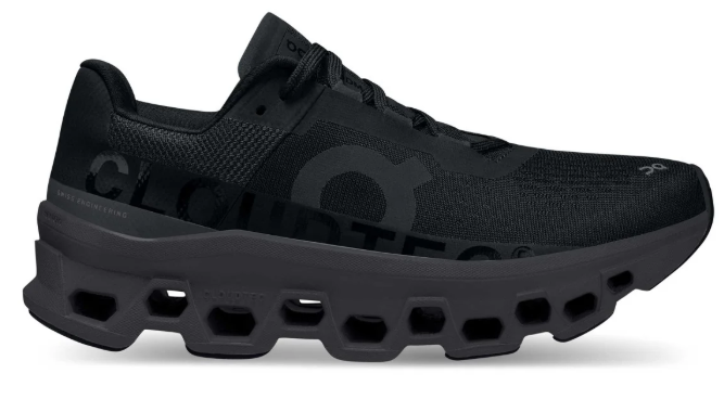 On Cloudmonster Women's Road Running Shoes – Black/Magnet