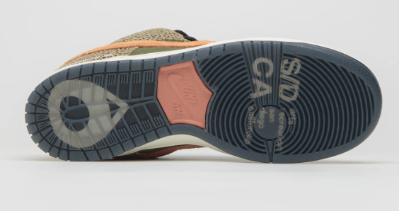 Nike SB x Arts-Rec Dunk Low Pro 'Khaki/Amber Brown/Rough Green/Rust Pink'