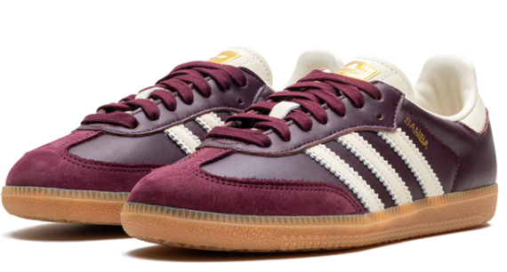 Adidas Samba OG Women's Shoes – Maroon / Cream White