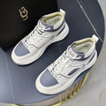 UGG High-Top Leather Sneaker Boot – White / Grey