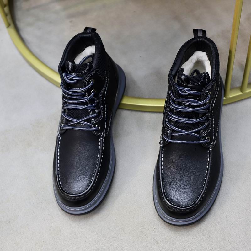 UGG High-Top Leather Sneaker Boot – Jet Black