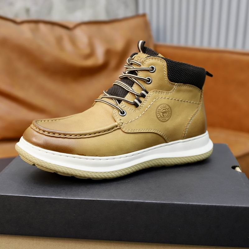 UGG High-Top Leather Sneaker Boot – Golden Wheat
