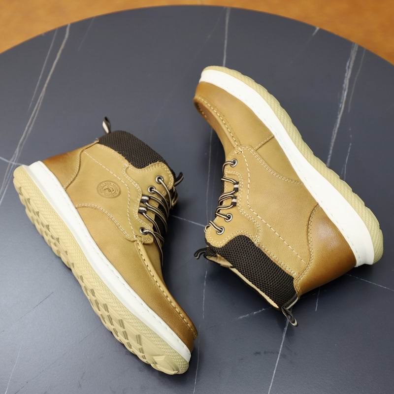 UGG High-Top Leather Sneaker Boot – Golden Wheat