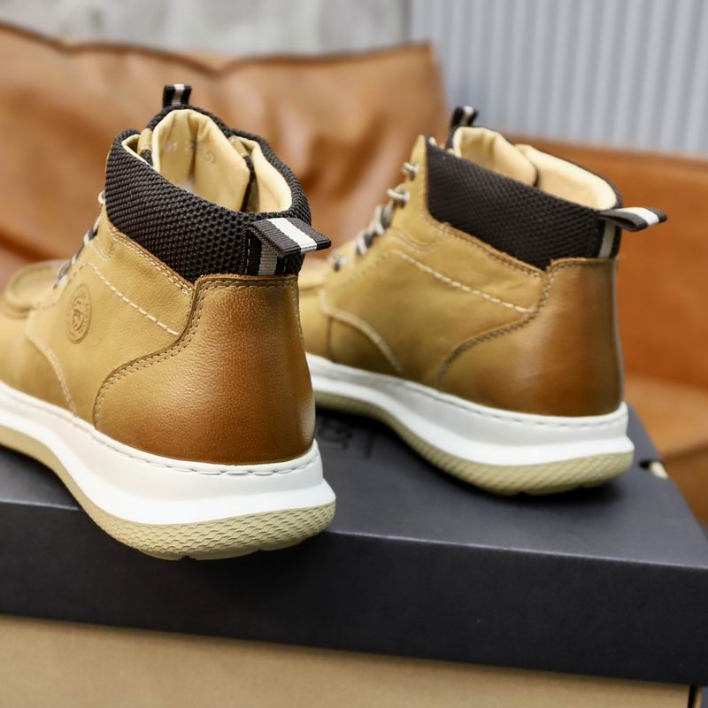 UGG High-Top Leather Sneaker Boot – Golden Wheat