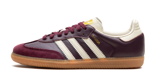 Adidas Samba OG Women's Shoes – Maroon / Cream White