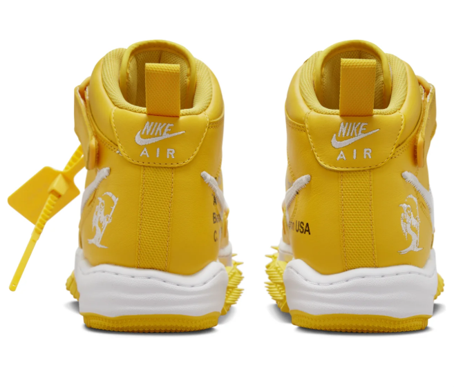 Nike x Off-White Air Force 1 Mid SP "Varsity Maize" DR0500-101