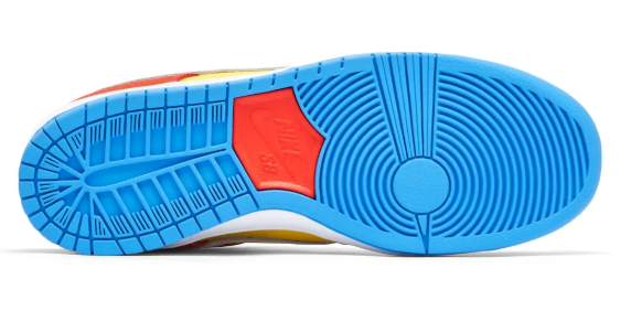 Nike SB Dunk Low Pro "Bart Simpson" Men's Skate Shoes BQ6817-602