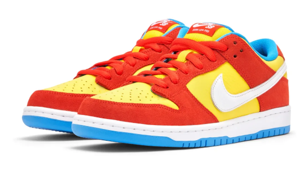 Nike SB Dunk Low Pro "Bart Simpson" Men's Skate Shoes BQ6817-602