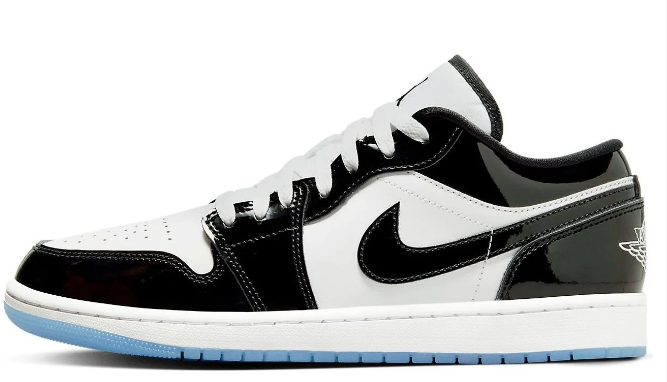 Air Jordan 1 Low SE 'Black/White Concord' – F1C329